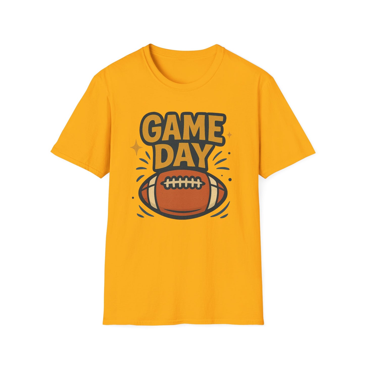 Football Game Day Softstyle T-Shirt for Him or Her