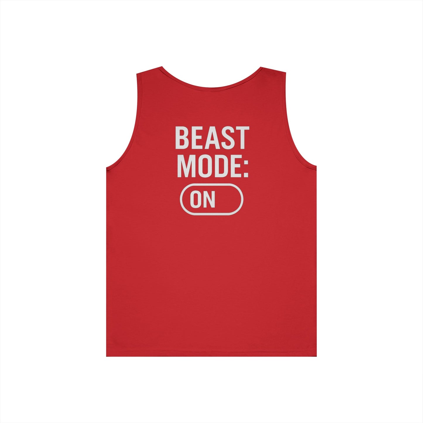 Grit Forge Athletics - Beast Mode Heavy Cotton Tank Top for Gym Lovers