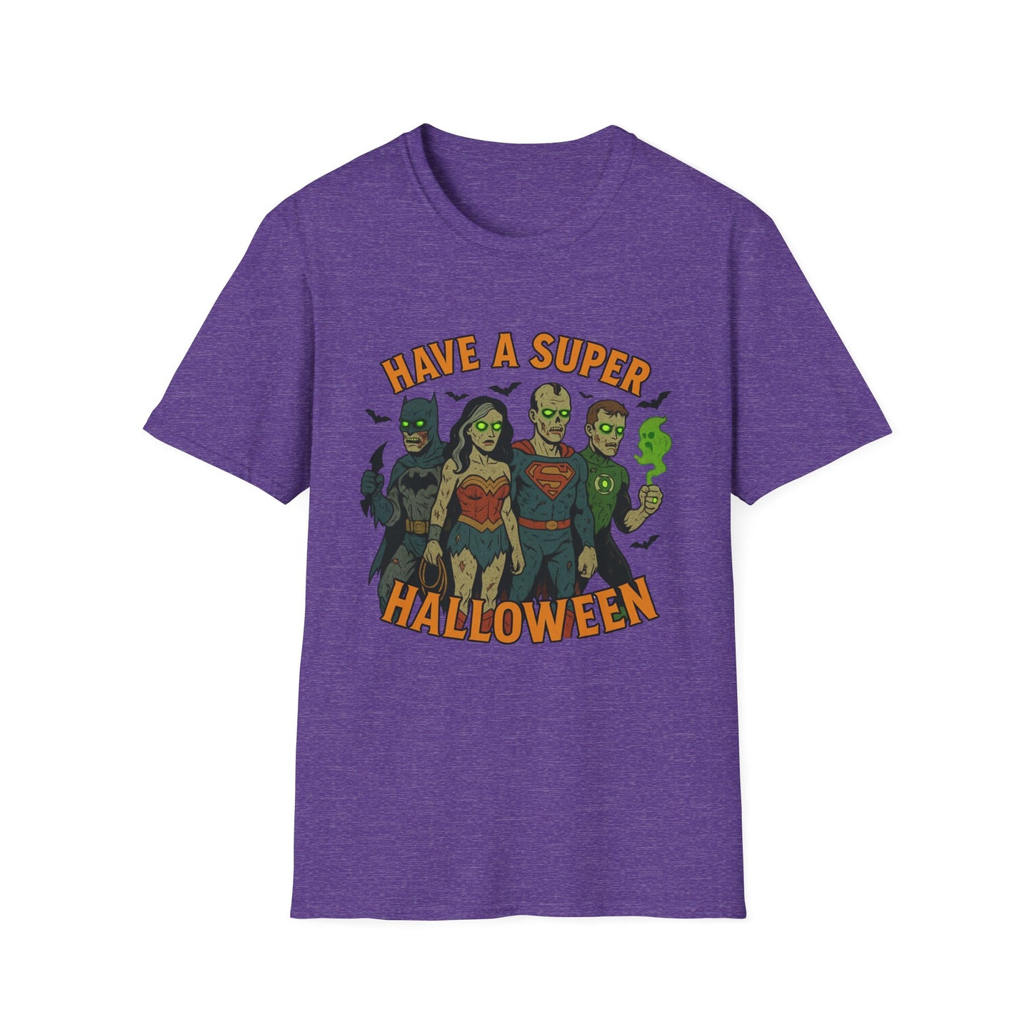 Halloween Superhero Graphic Zombie Tee-Shirt