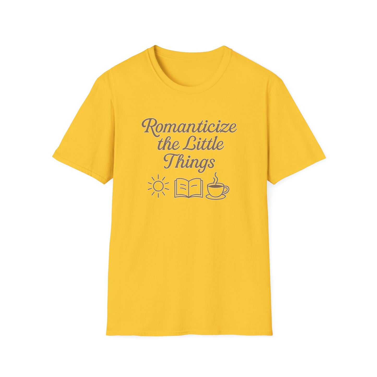 "Romanticize the Little Things" Softstyle Casual Tee-Shirt