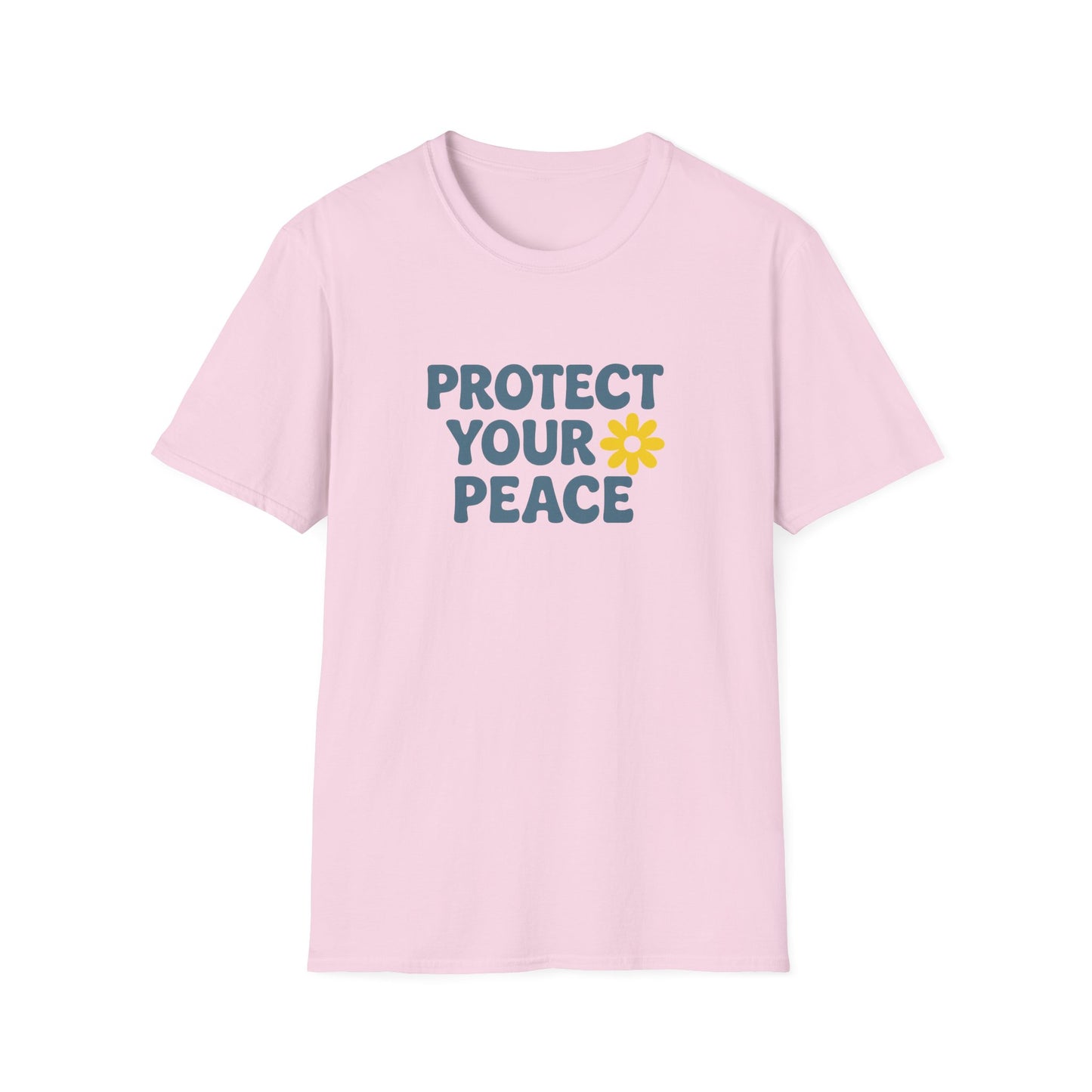 "Protect Your Peace" Casual Softstyle Tee-Shirt