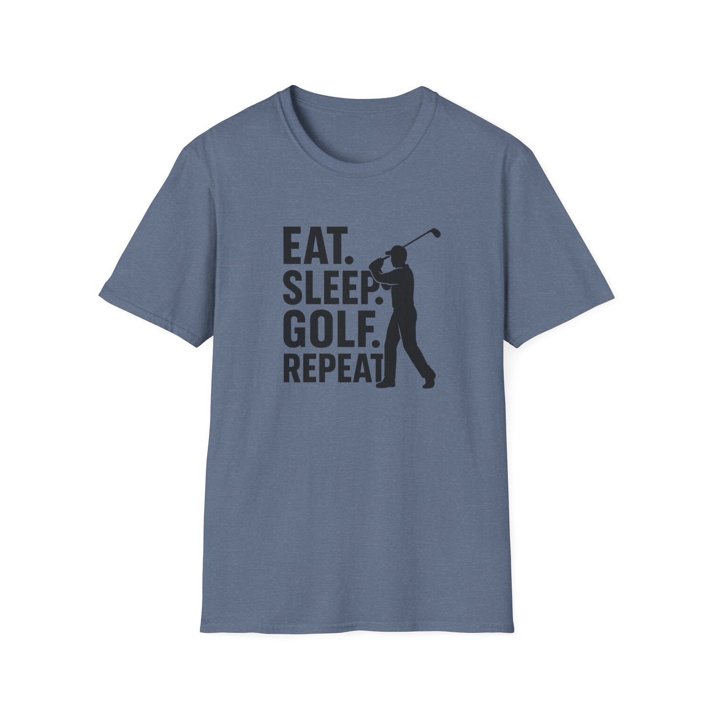 "Eat Sleep Golf Repeat" Golf Lover's T-Shirt
