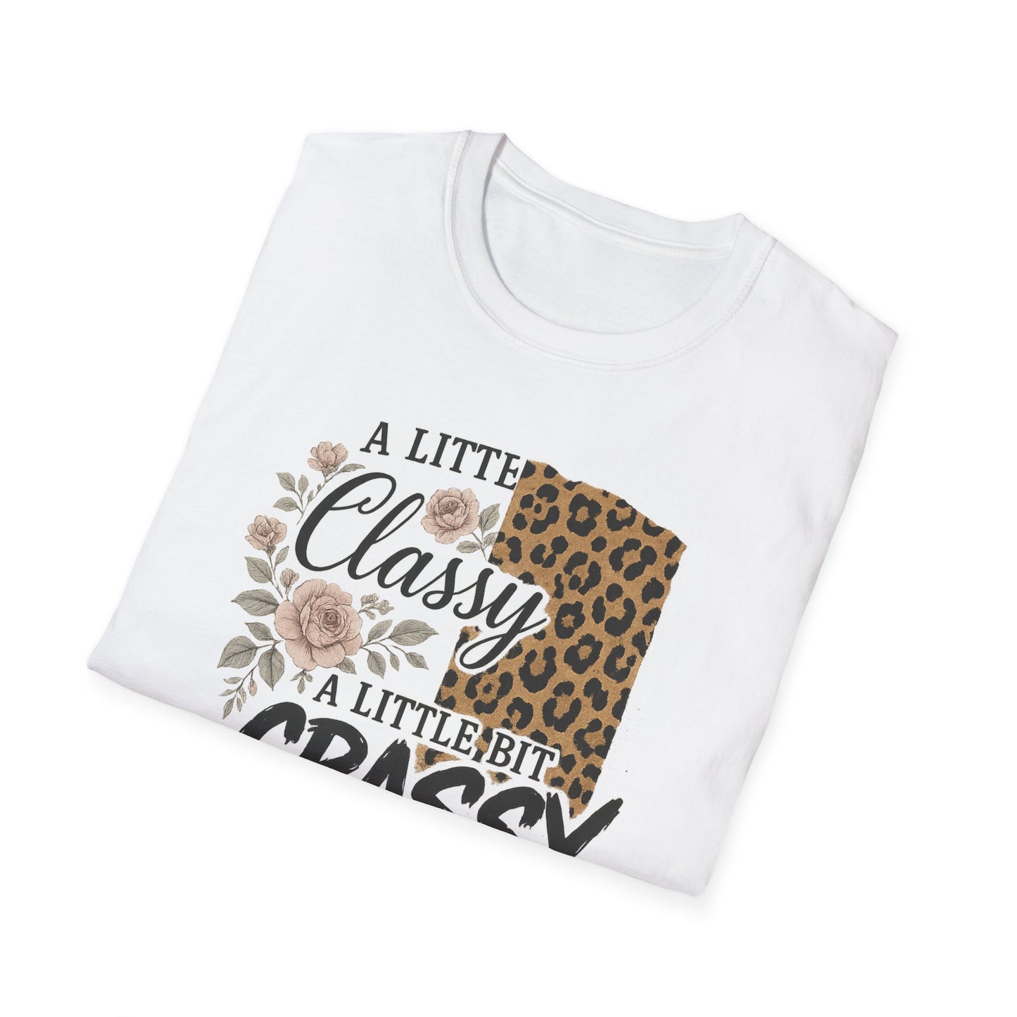 "A Little Classy, A Little Bit Crassy" Women's Casual Tee-Shirt