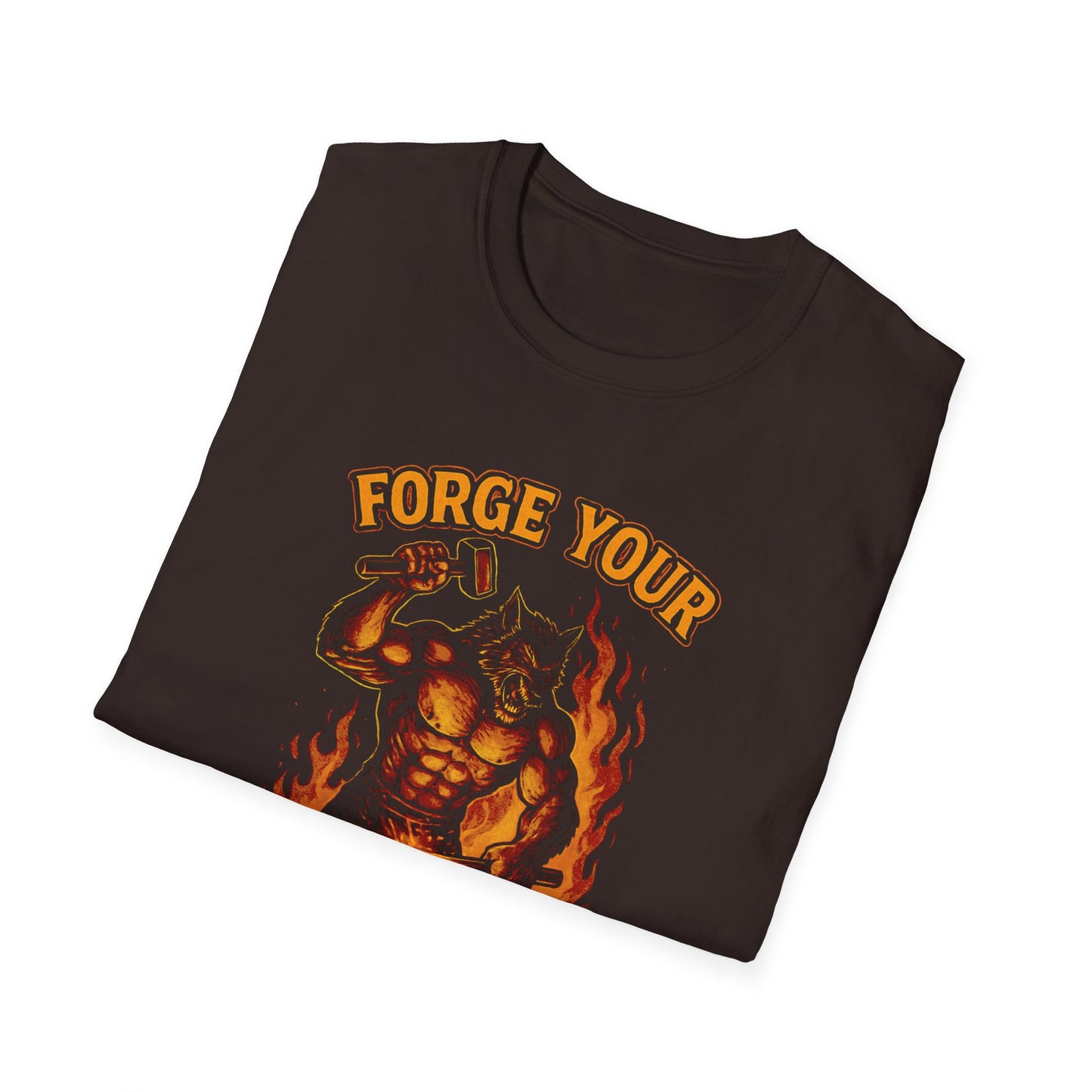 Grit Forge Athletics - "Forge Your Form" Weight Lifting Tee