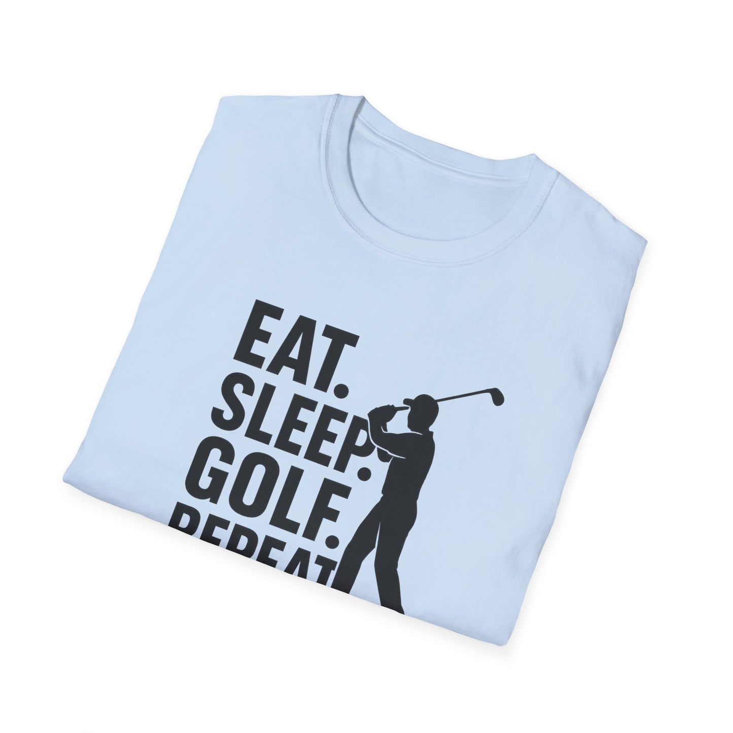 "Eat Sleep Golf Repeat" Golf Lover's T-Shirt