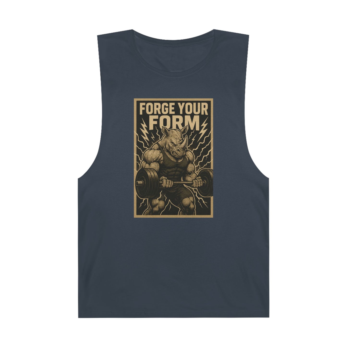 Grit Forge Athletics - "Forge Your Form" Weight Training Tank Top