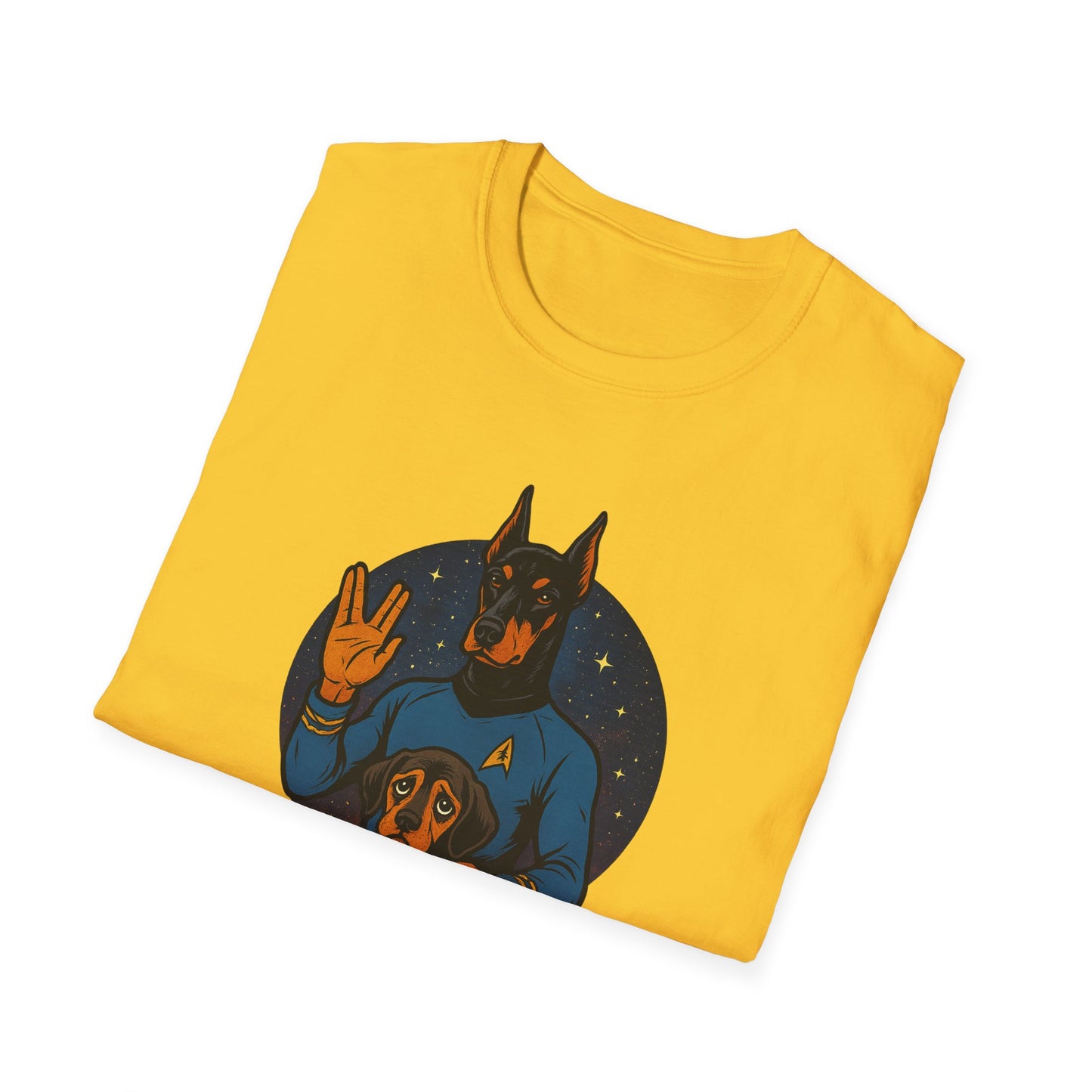 "Live Long and Foster" Dog Lover's Inspirational Tee-Shirt for Him or Her