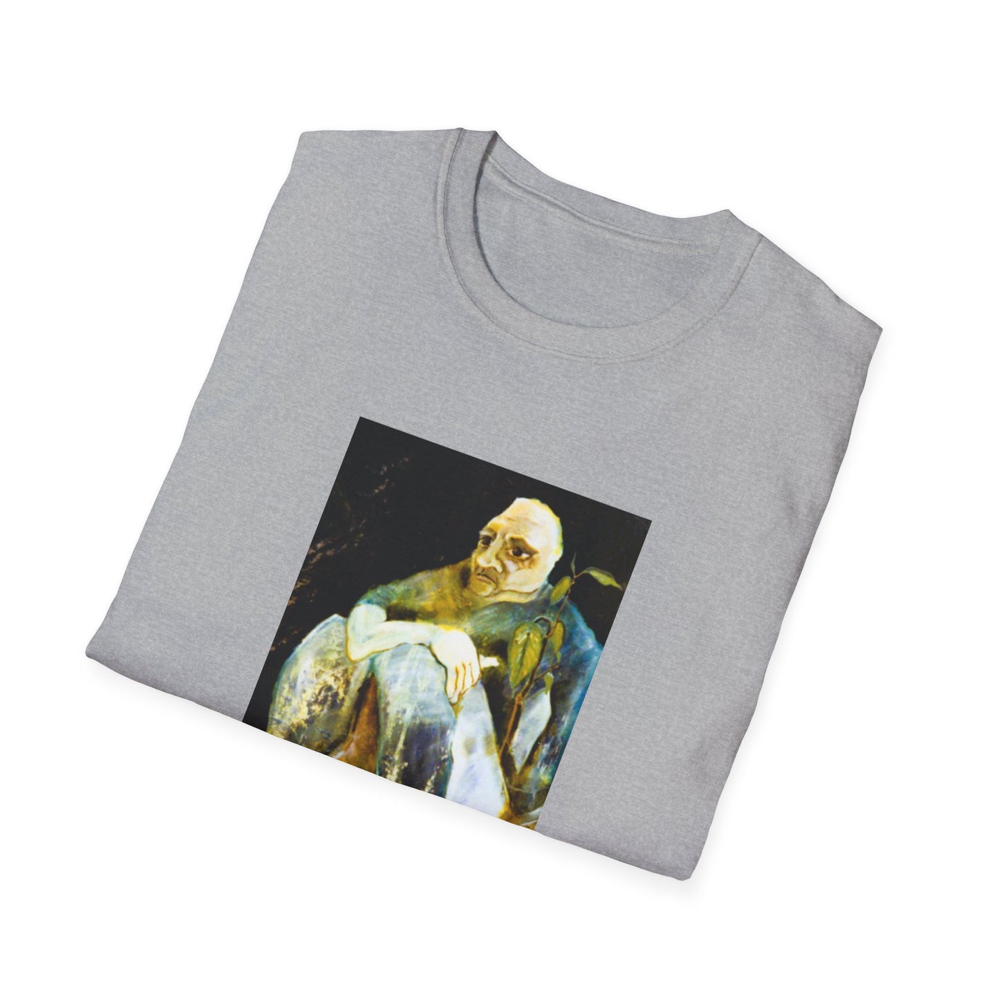 Retro 1960s-Era Authentic Art Tee-Shirt - "Contemplating Shrubbery"