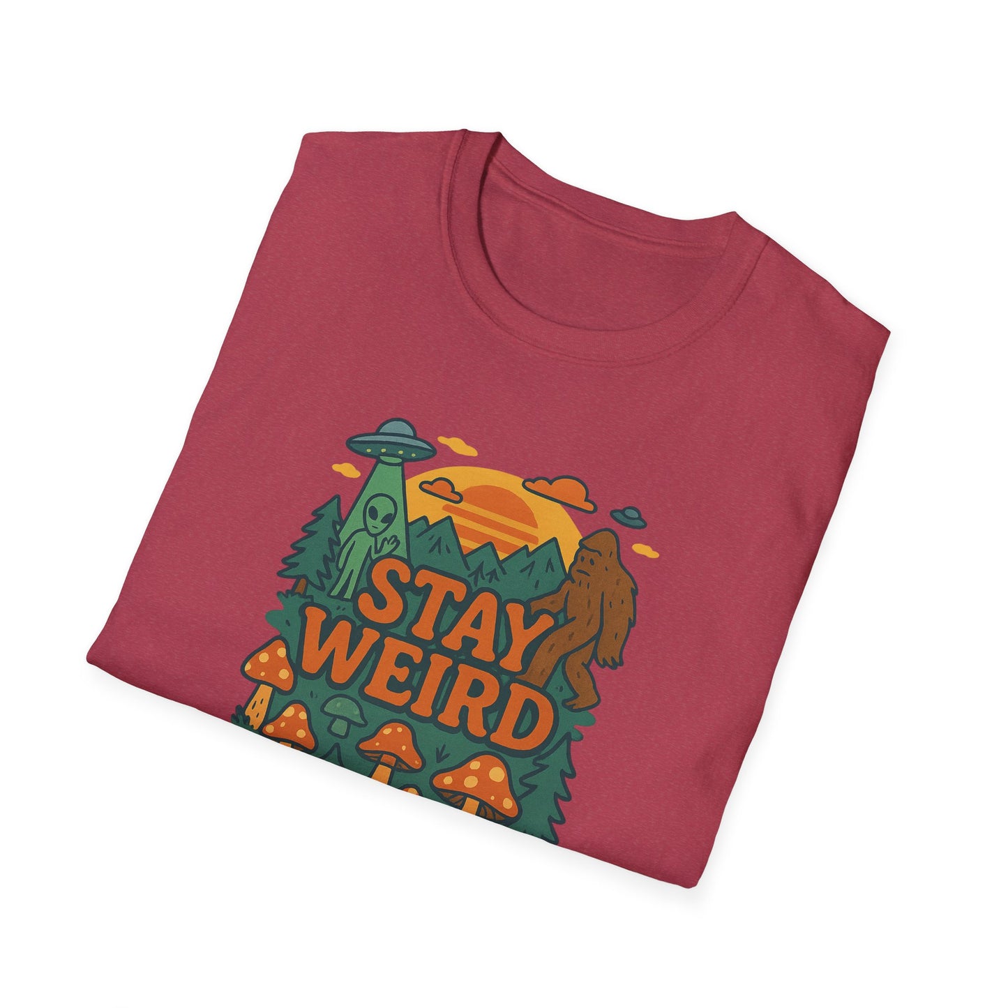 "Stay Weird" Softstyle Casual Tee Shirt