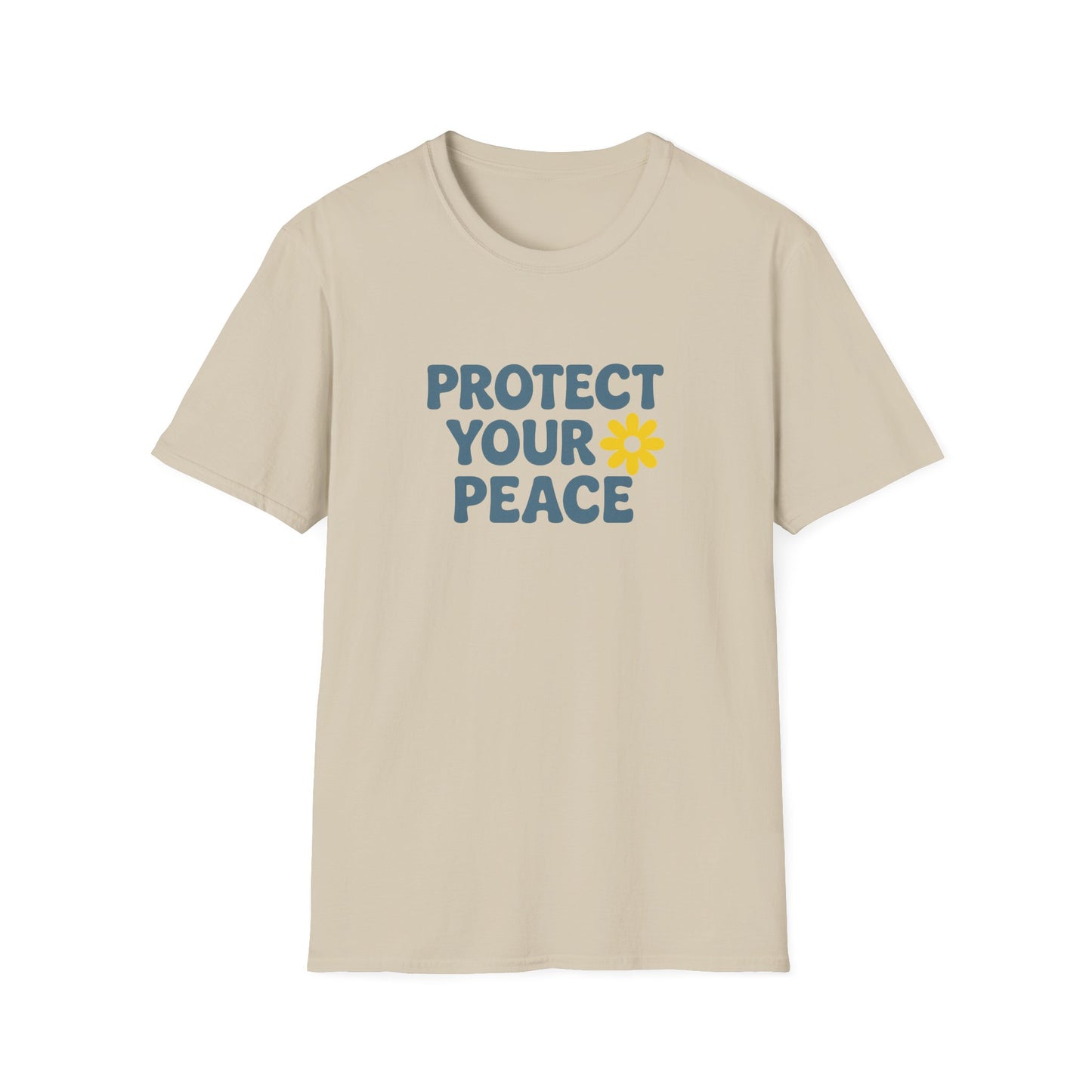 "Protect Your Peace" Casual Softstyle Tee-Shirt