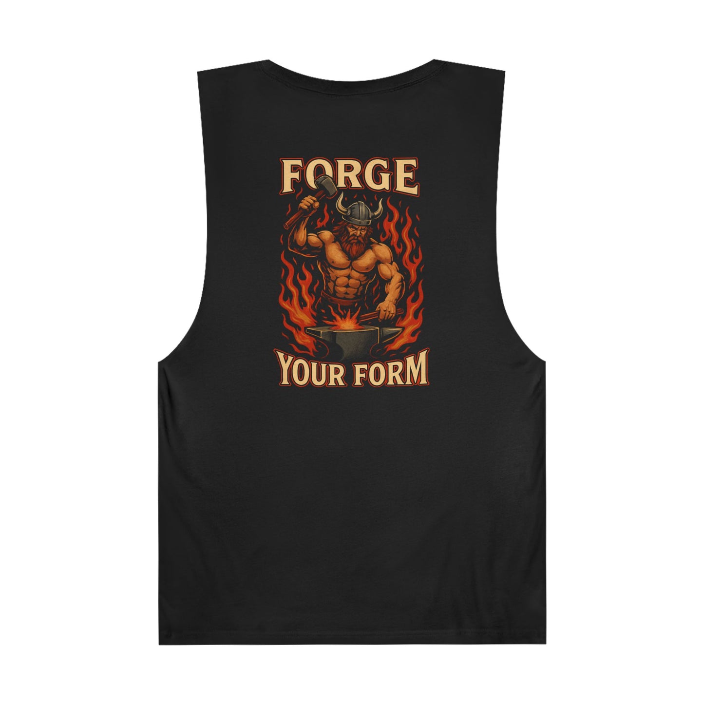 Grit Forge Athletics - "Forge Your Form" Men's Fitness Tank Top