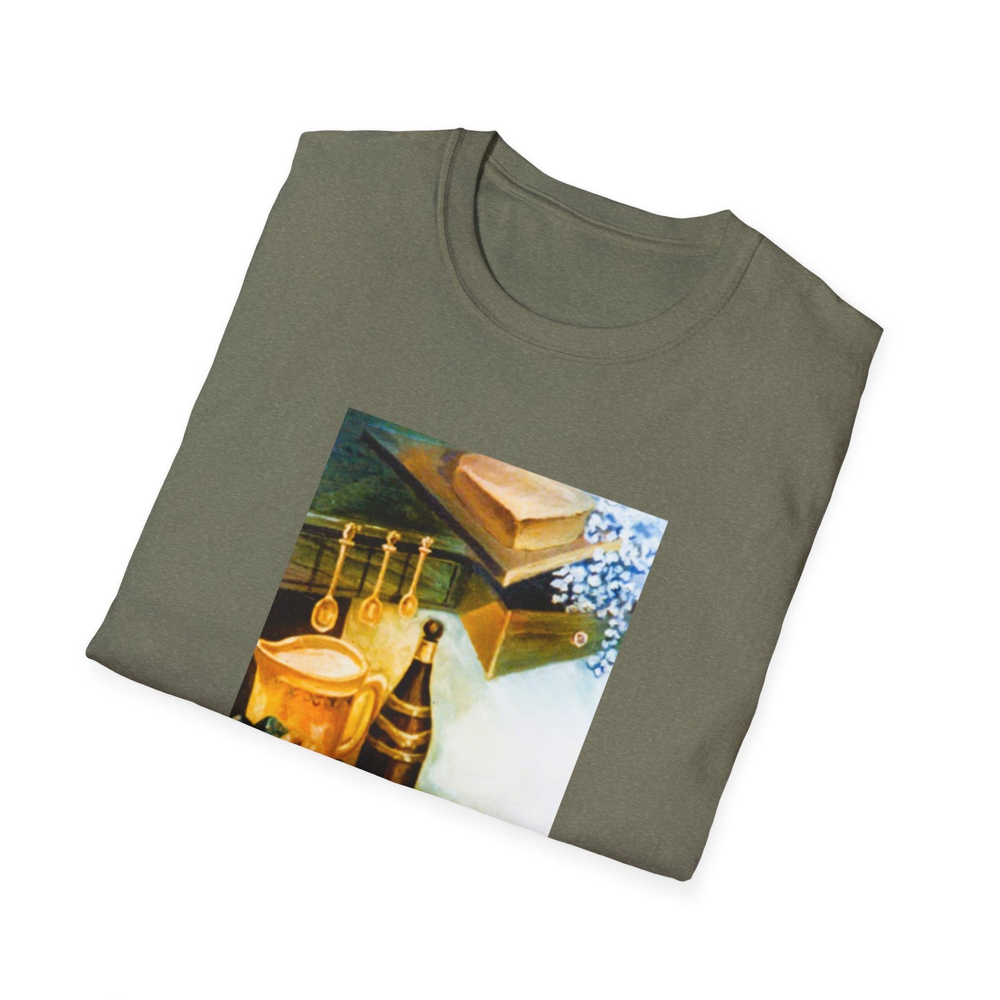 Authentic 1960s-Era Custom Artwork Tee- Shirt - "Baker's Folly"