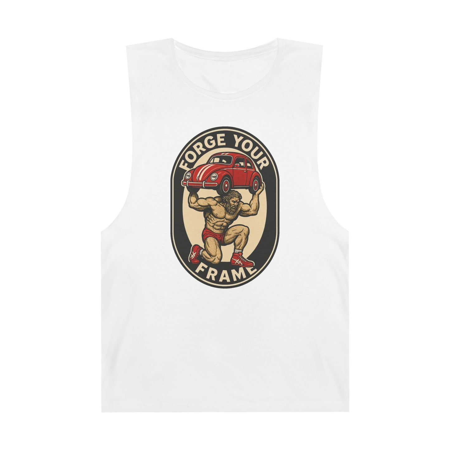 Grit Forge Athletics - "Forge Your Frame" Graphic Weightlifting Tank Top