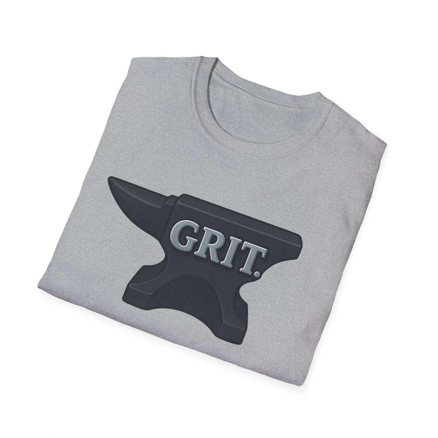 Grit Forge Athletics - Grit Anvil Softstyle Gym T-Shirt for Him or Her