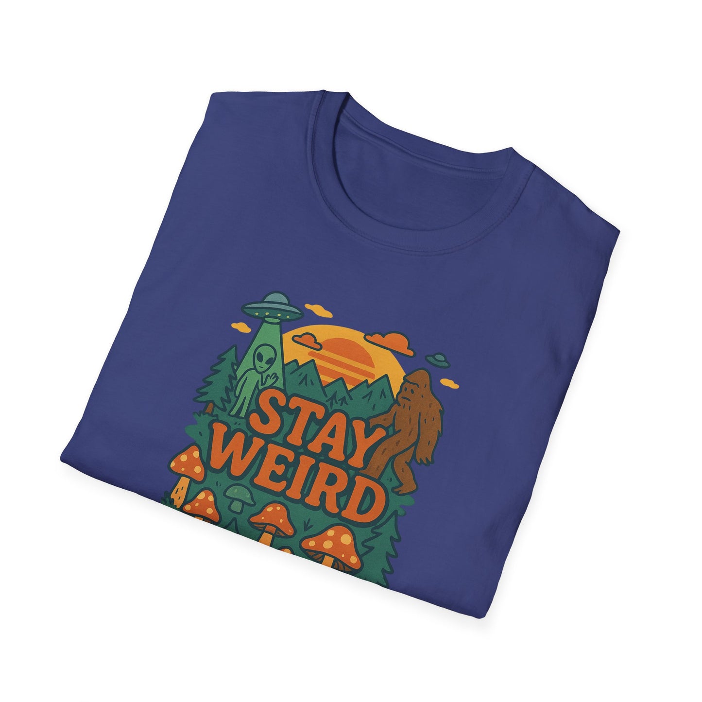 "Stay Weird" Softstyle Casual Tee Shirt