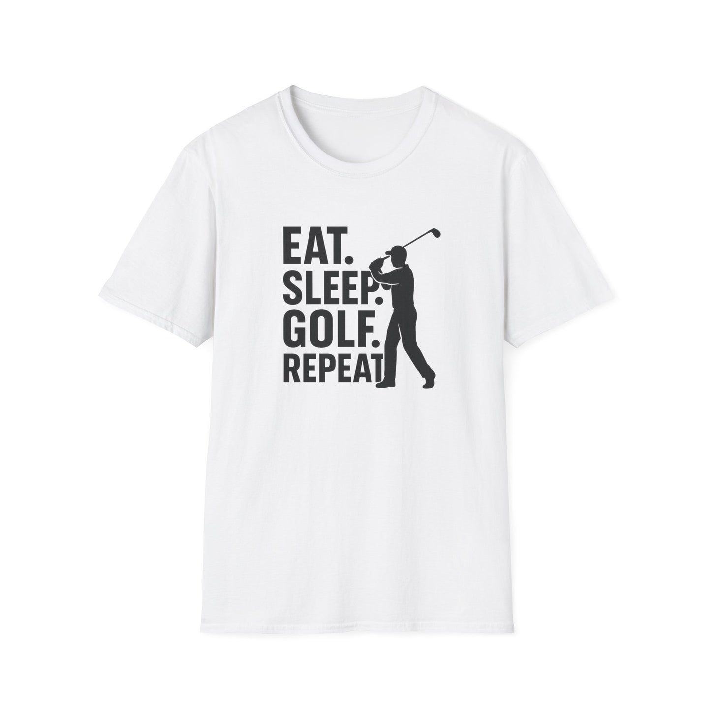 "Eat Sleep Golf Repeat" Golf Lover's T-Shirt