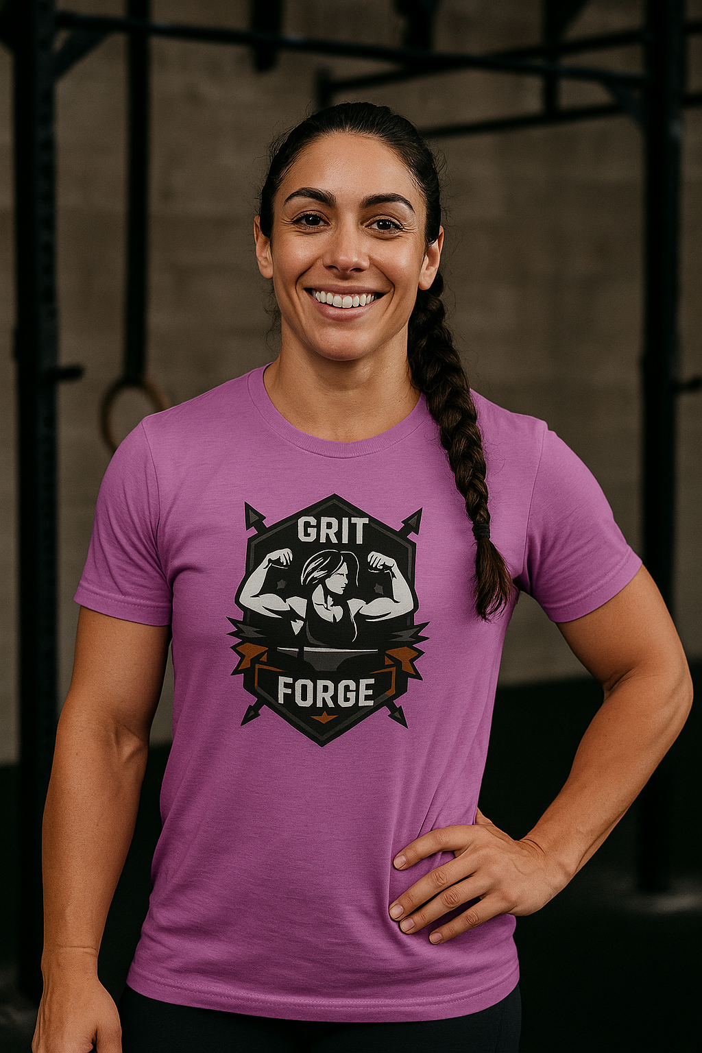 Grit Forge Athletics - Softstyle Female Motivational Workout Tee