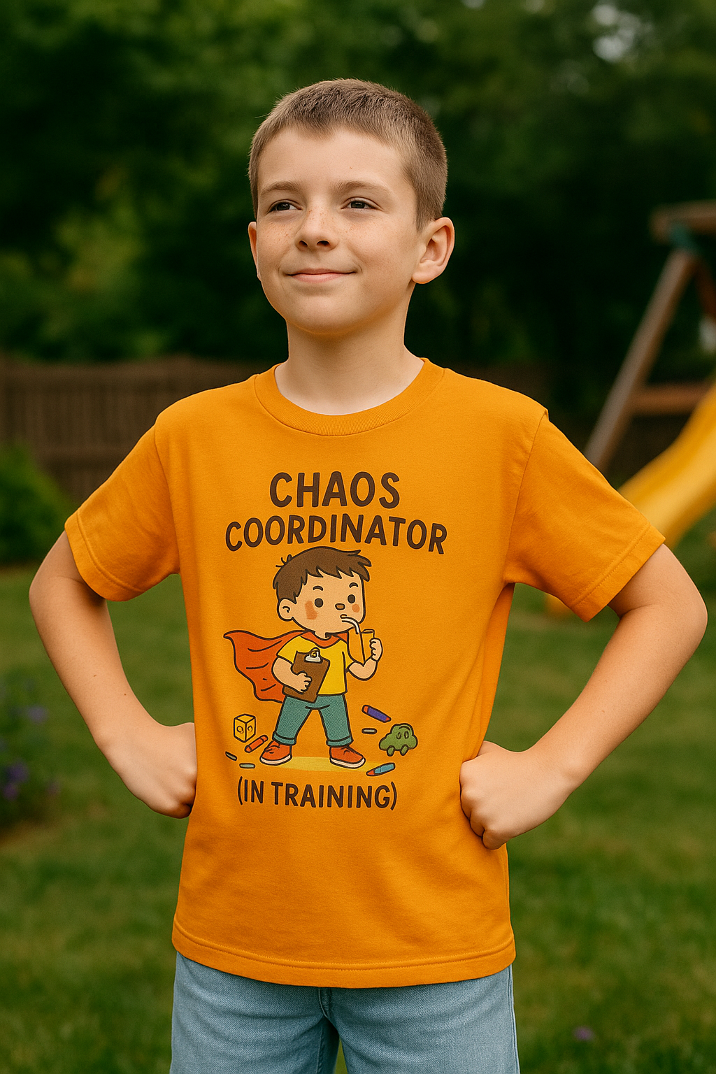KIDS' "Chaos Coordinator" Funny T-Shirt for Boys