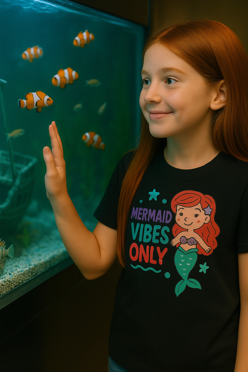 KIDS' "Mermaid Vibes Only" Adorable Tee-Shirt