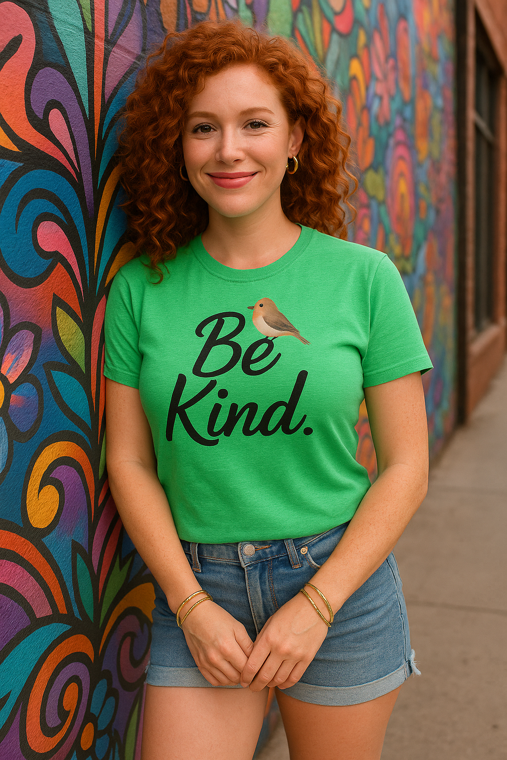 "Be Kind" Softstyle Casual Inspirational Tee-Shirt