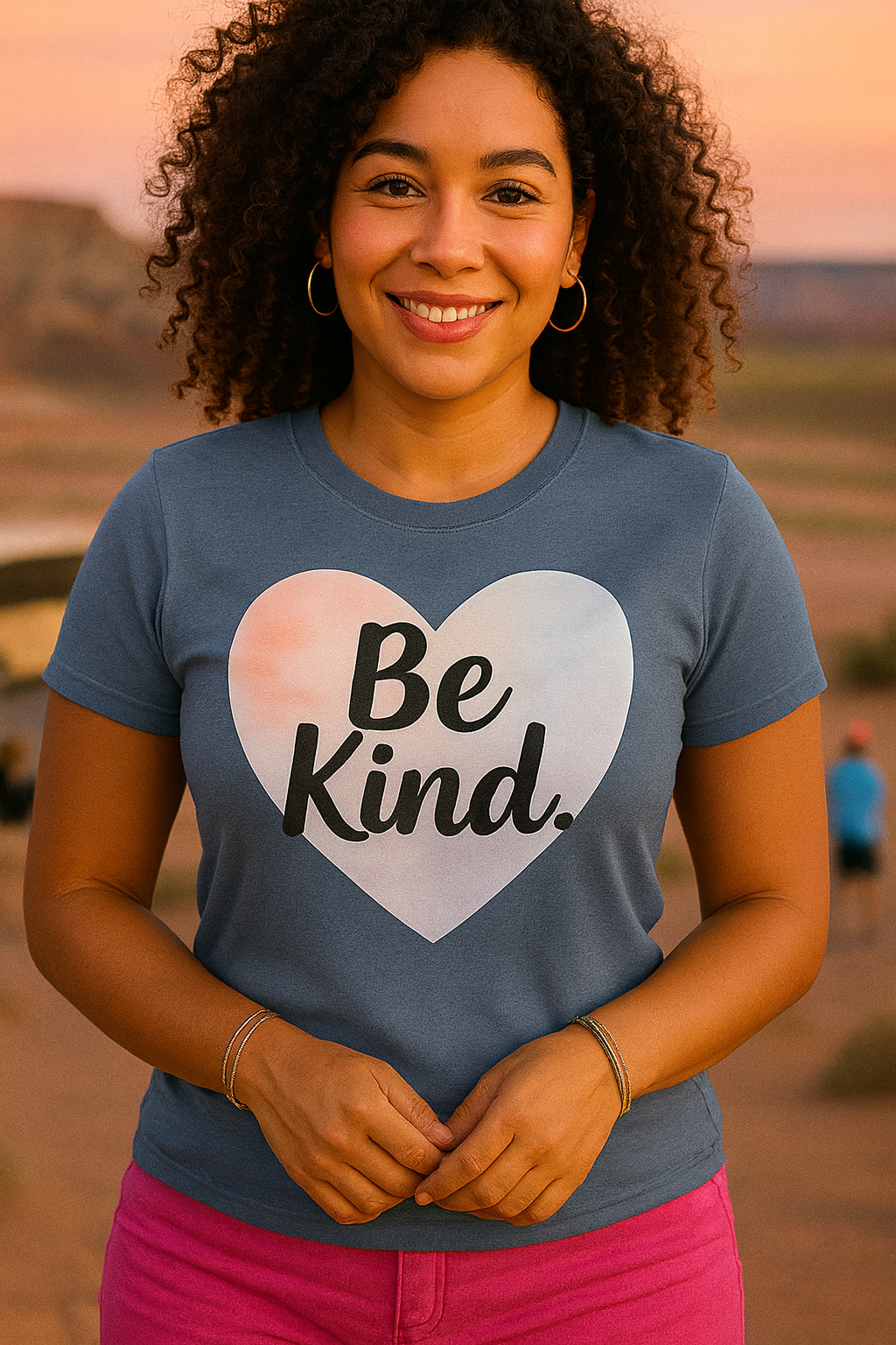 "Be Kind" Softstyle Casual Inspirational Tee-Shirt