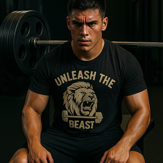 Grit Forge Athletics - Unleash the Beast Weight Training Tee-Shirt