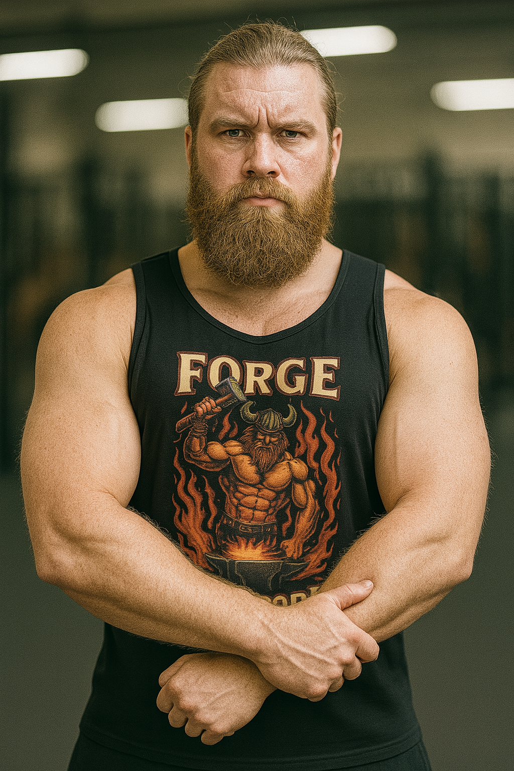 Grit Forge Athletics - "Forge Your Form" Weightlifting Tank Top