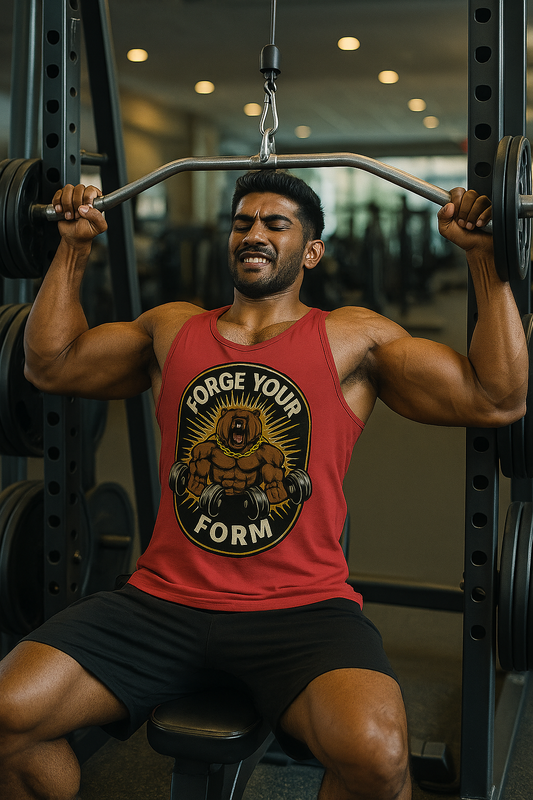 Grit Forge Athletics - "Forge Your Form" Weightlifting Tank Top