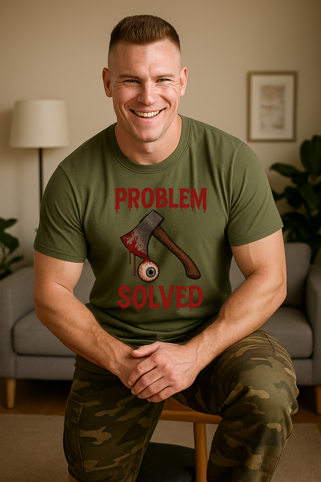 Problem Solved Halloween Graphic Tee