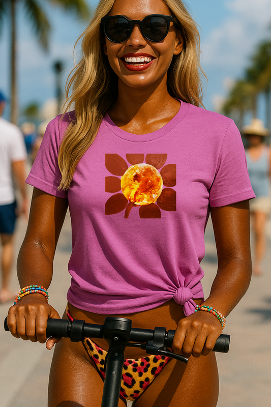 Sunflower-Inspired 1960s Authentic Artistry - "Sol, Cradle of Life"