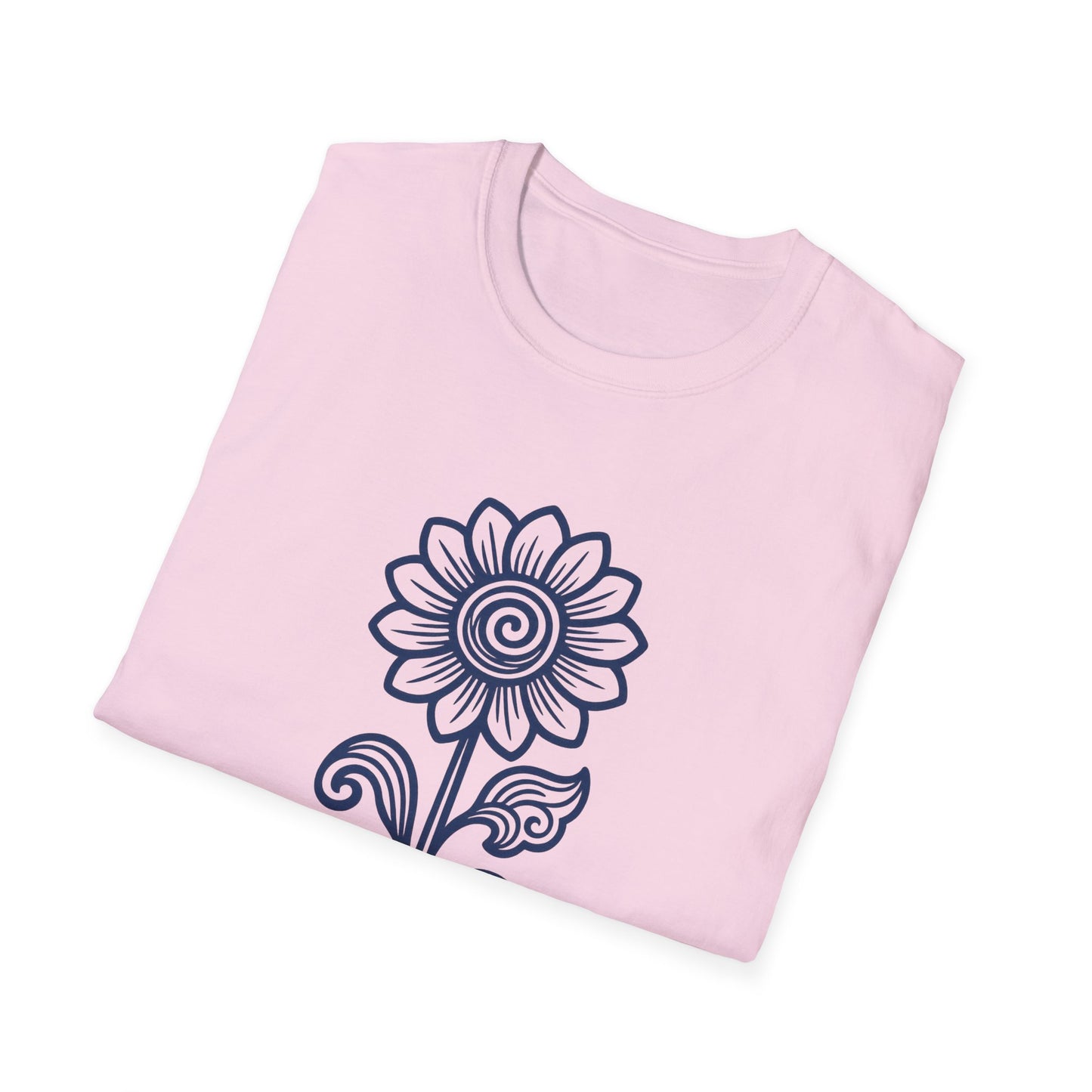 Flower Power Softstyle Casual T-Shirt