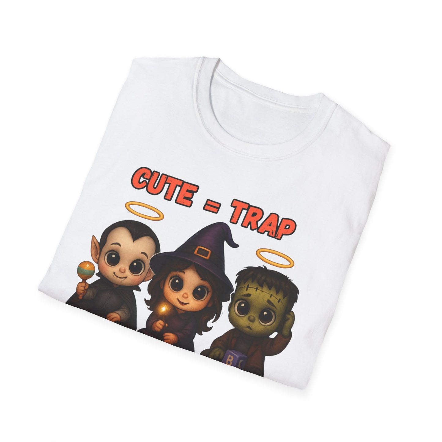 Cute Halloween Baby Monster Softstyle Tee-Shirt