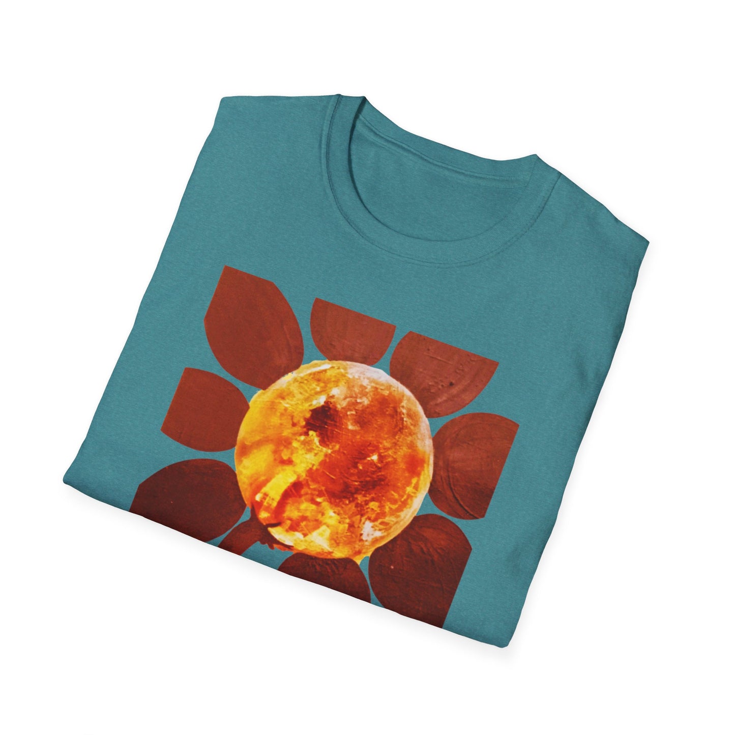 Sunflower-Inspired 1960s Authentic Artistry - "Sol, Cradle of Life"