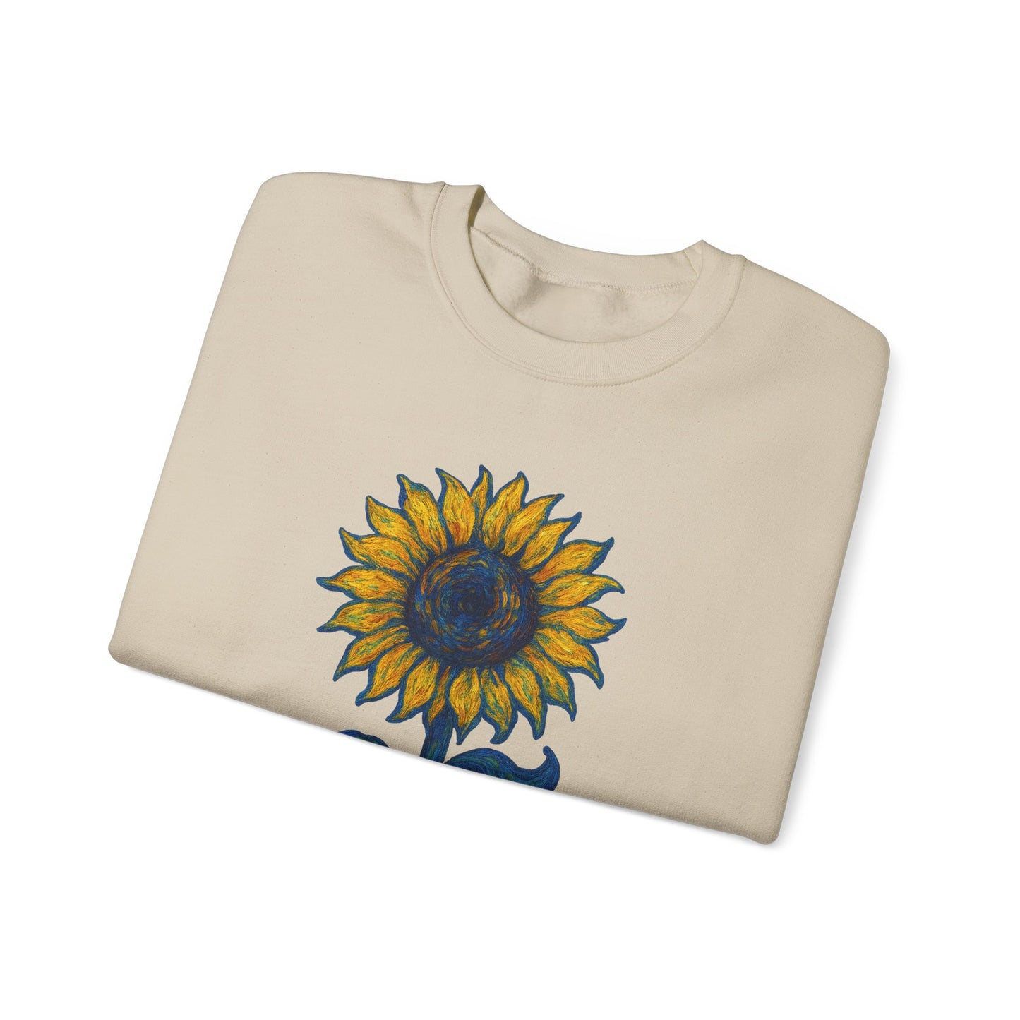 Sunflower Crewneck Cozy Sweatshirt for Her