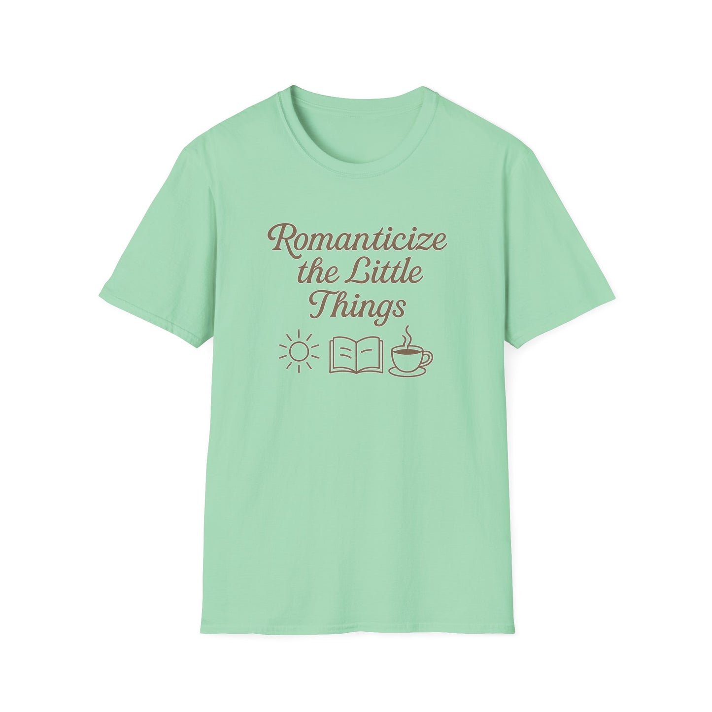 "Romanticize the Little Things" Softstyle Casual Tee-Shirt