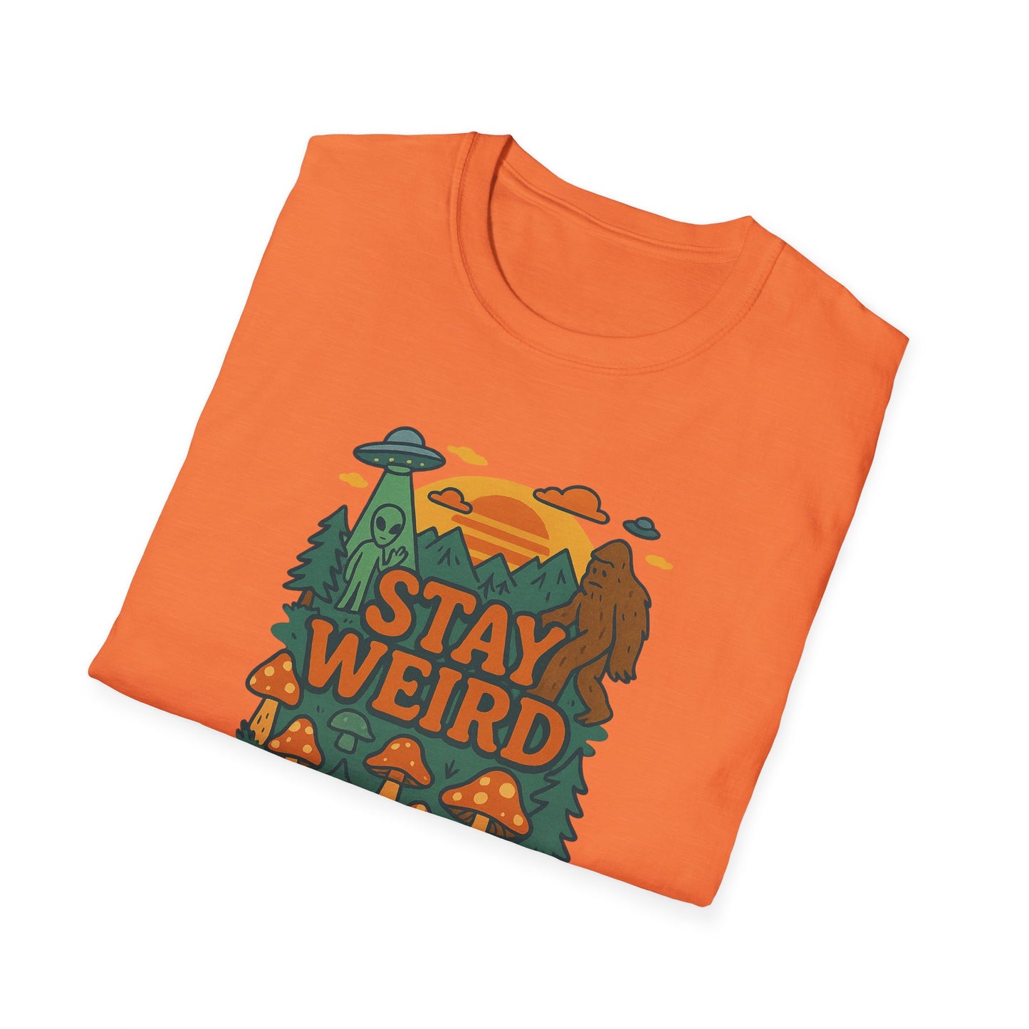 "Stay Weird" Softstyle Casual Tee Shirt