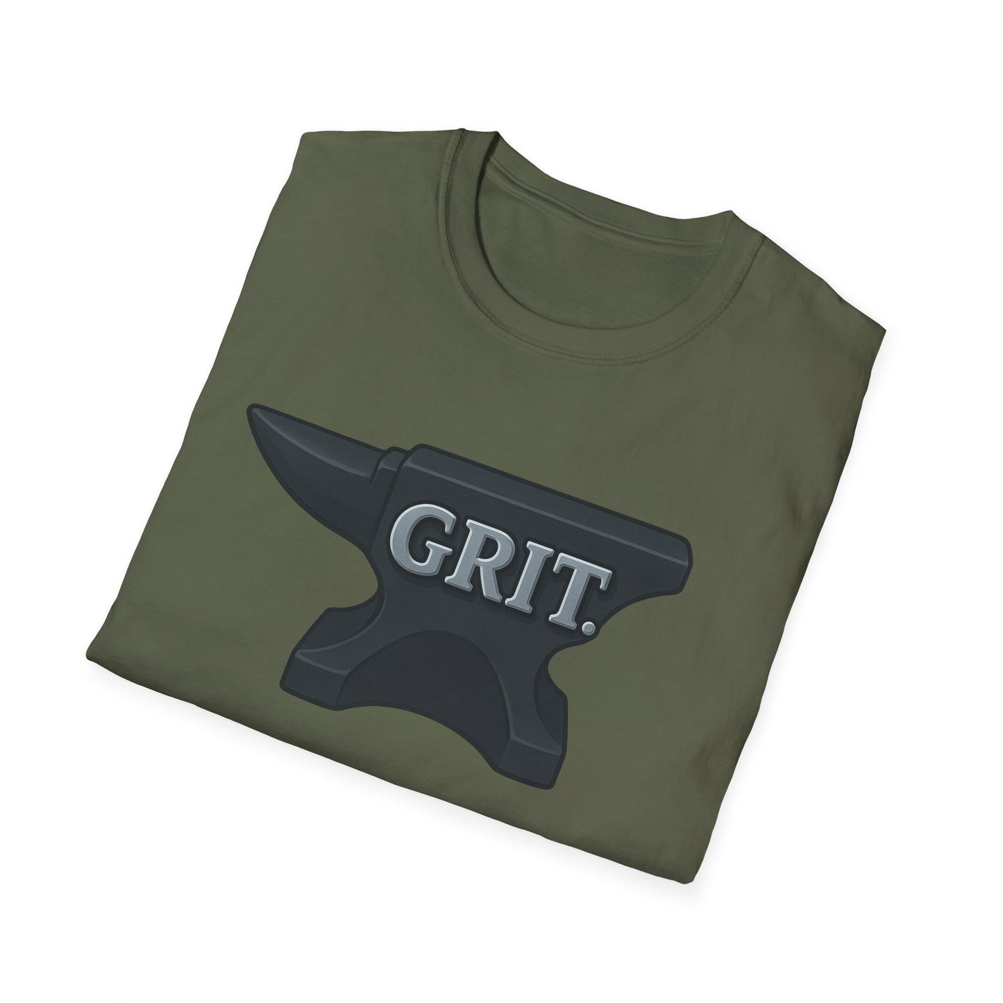 Grit Forge Athletics - Grit Anvil Softstyle Gym T-Shirt for Him or Her