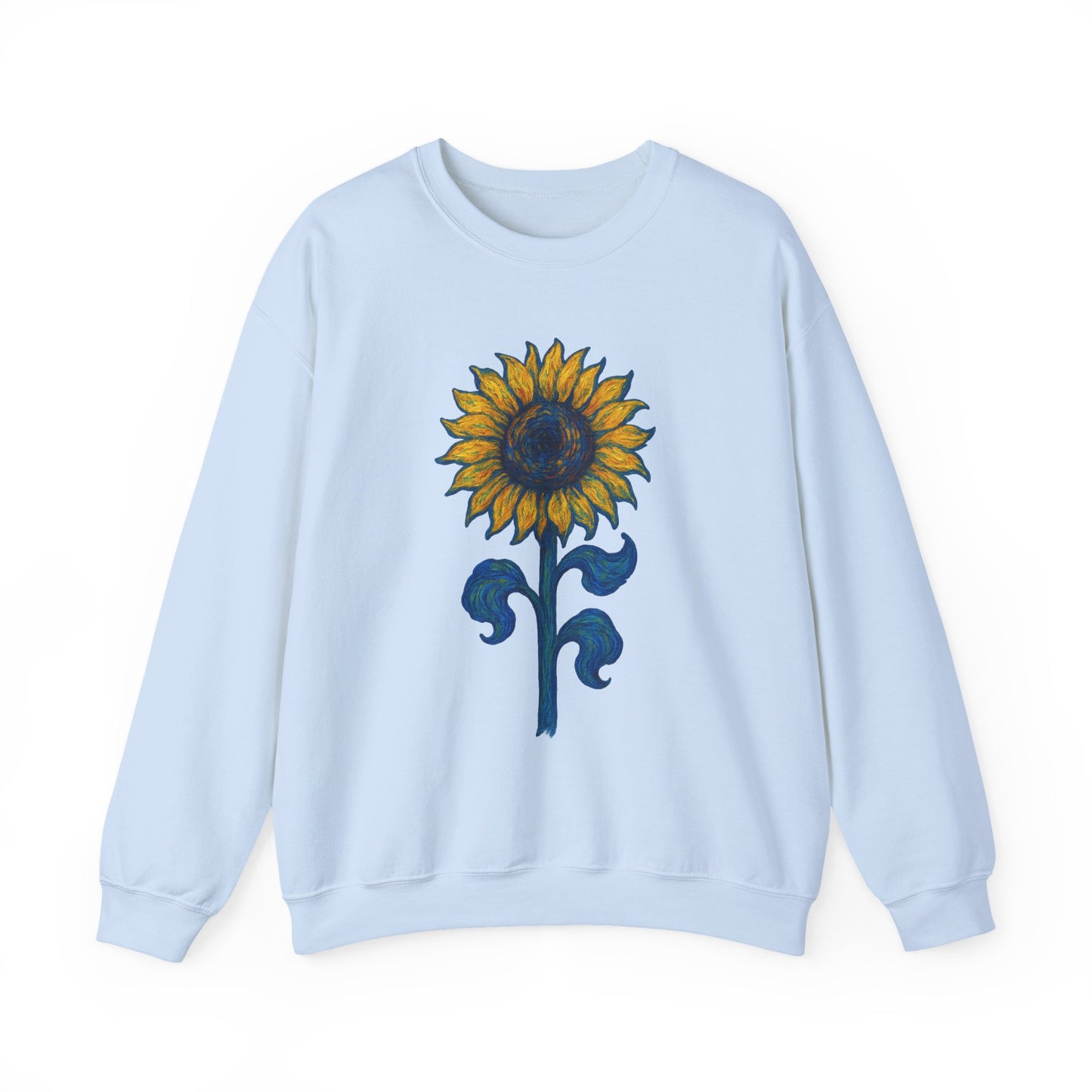 Sunflower Crewneck Cozy Sweatshirt for Her