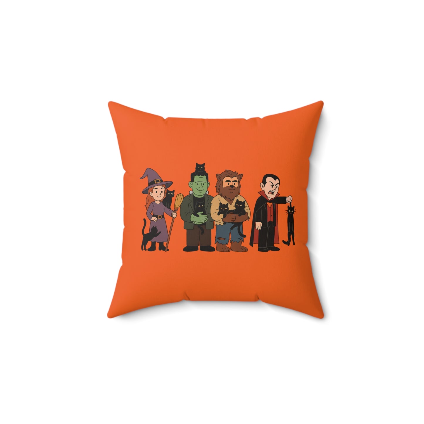 Cartoon Halloween Monster Pillow