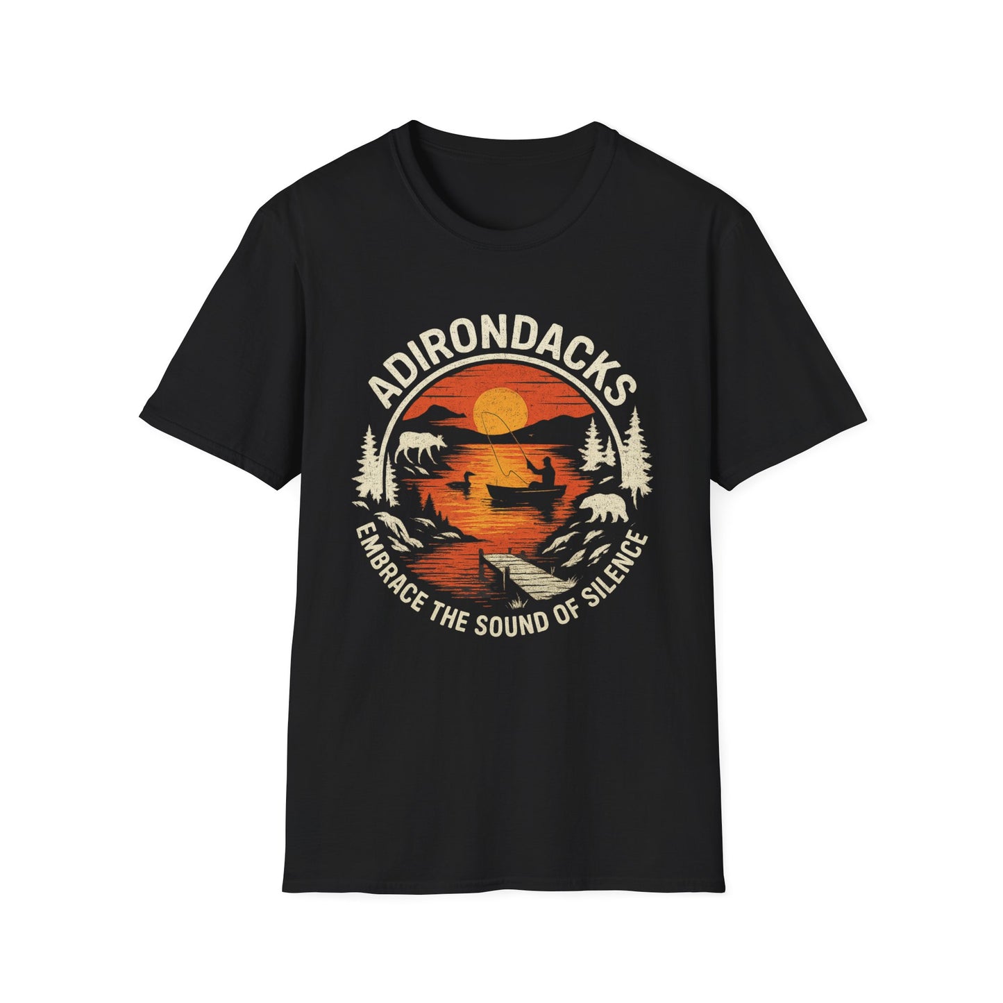 Adirondack Sound of Silence Graphic Tee-Shirt
