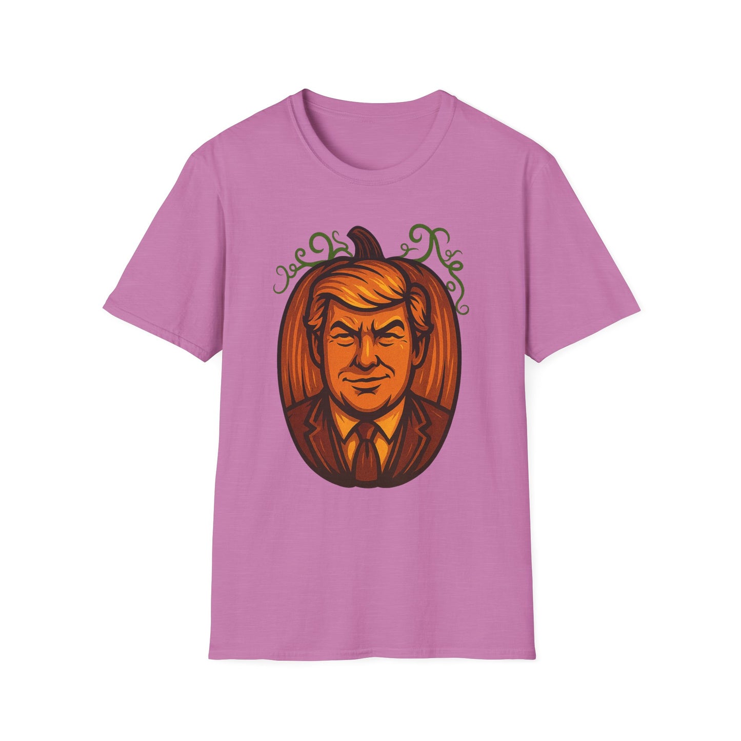 President Pumpkin Head Halloween Graphic Tee-Shirt