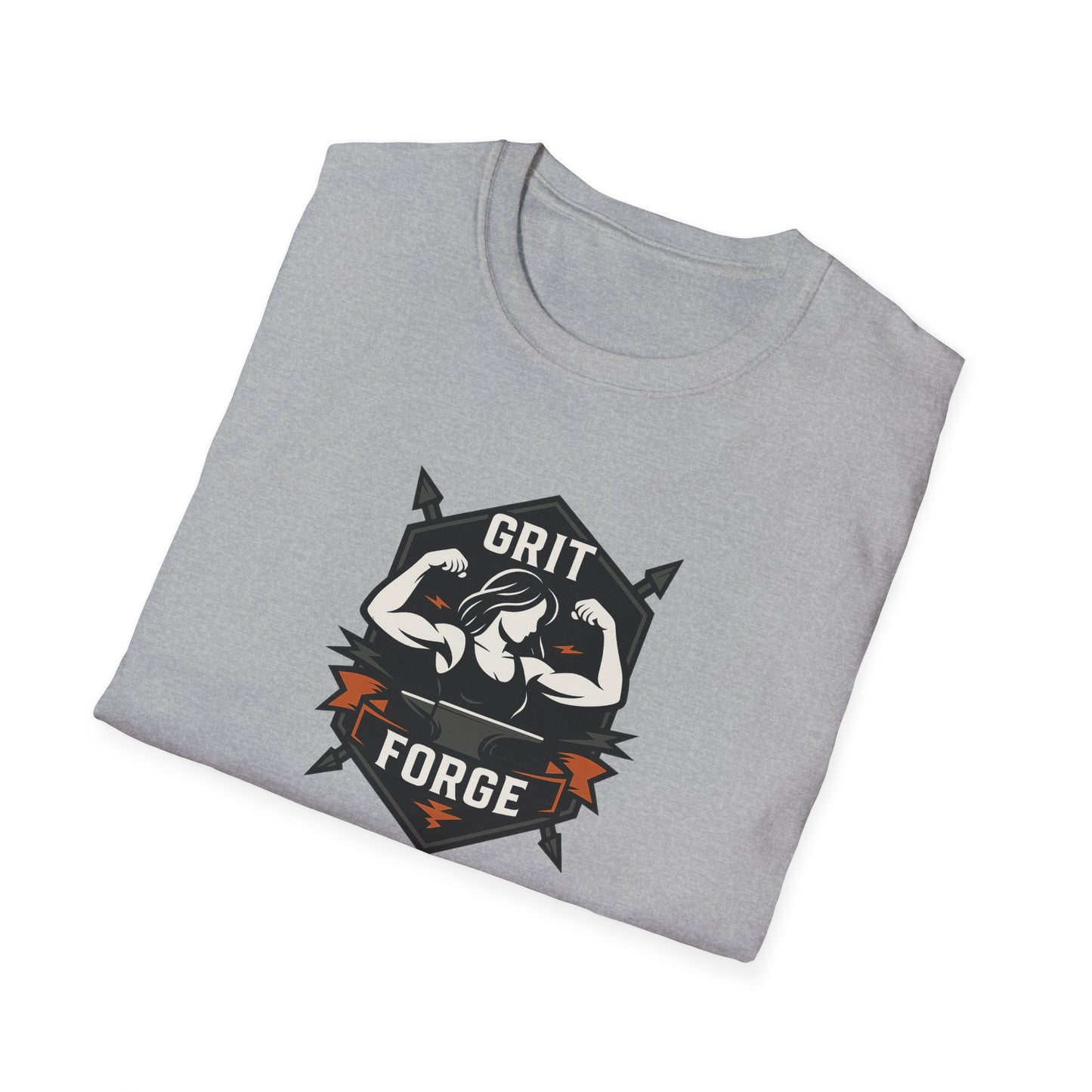 Grit Forge Athletics - Softstyle Female Motivational Workout Tee