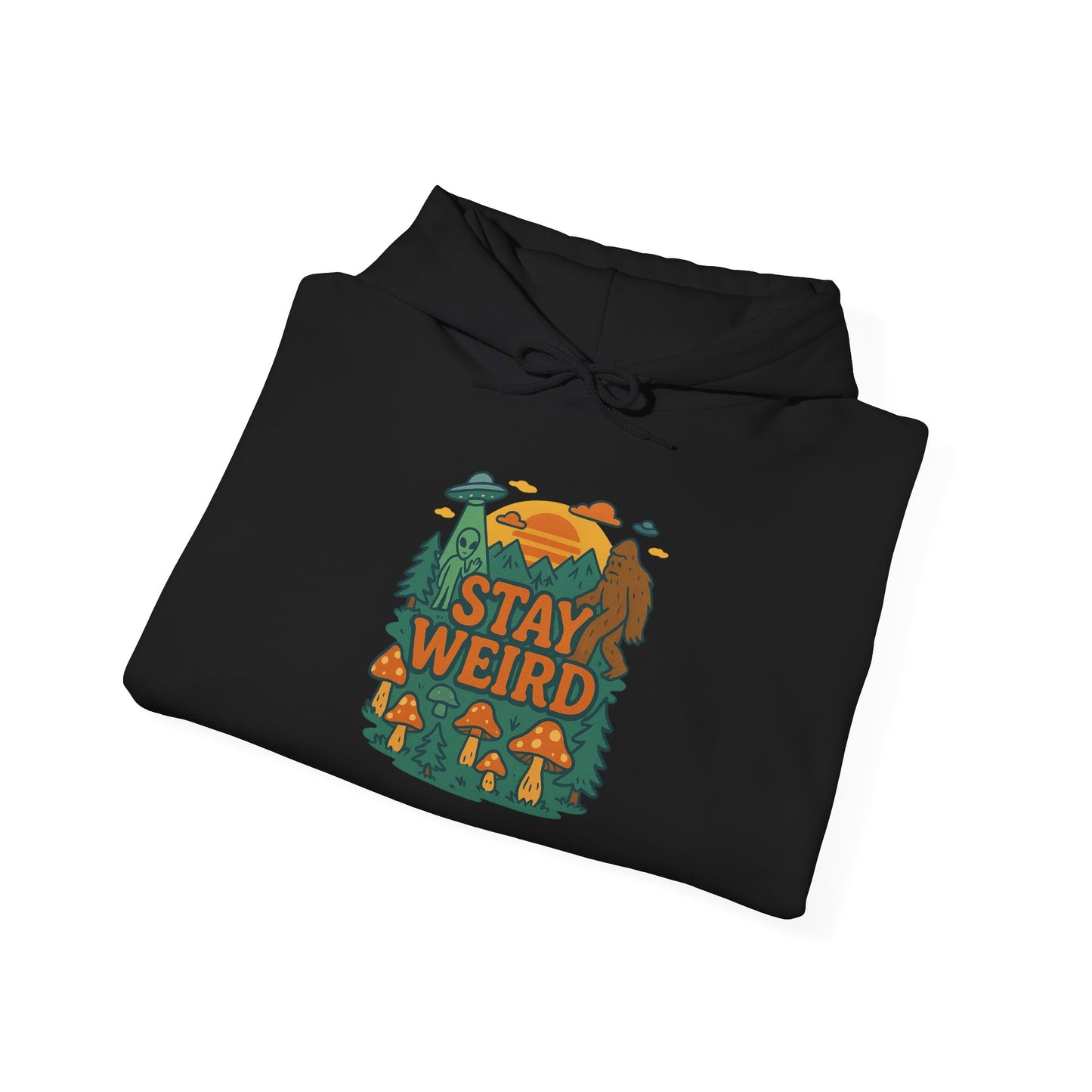 Stay Weird Hoodie, Cozy Apparel For Him or Her