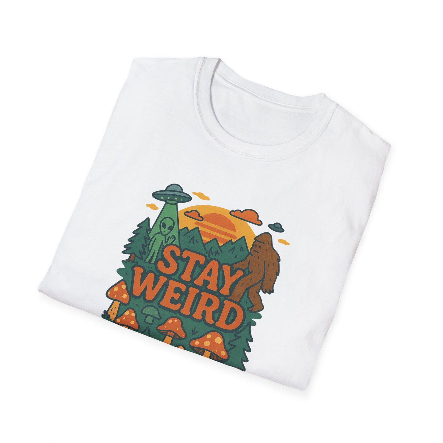 "Stay Weird" Softstyle Casual Tee Shirt