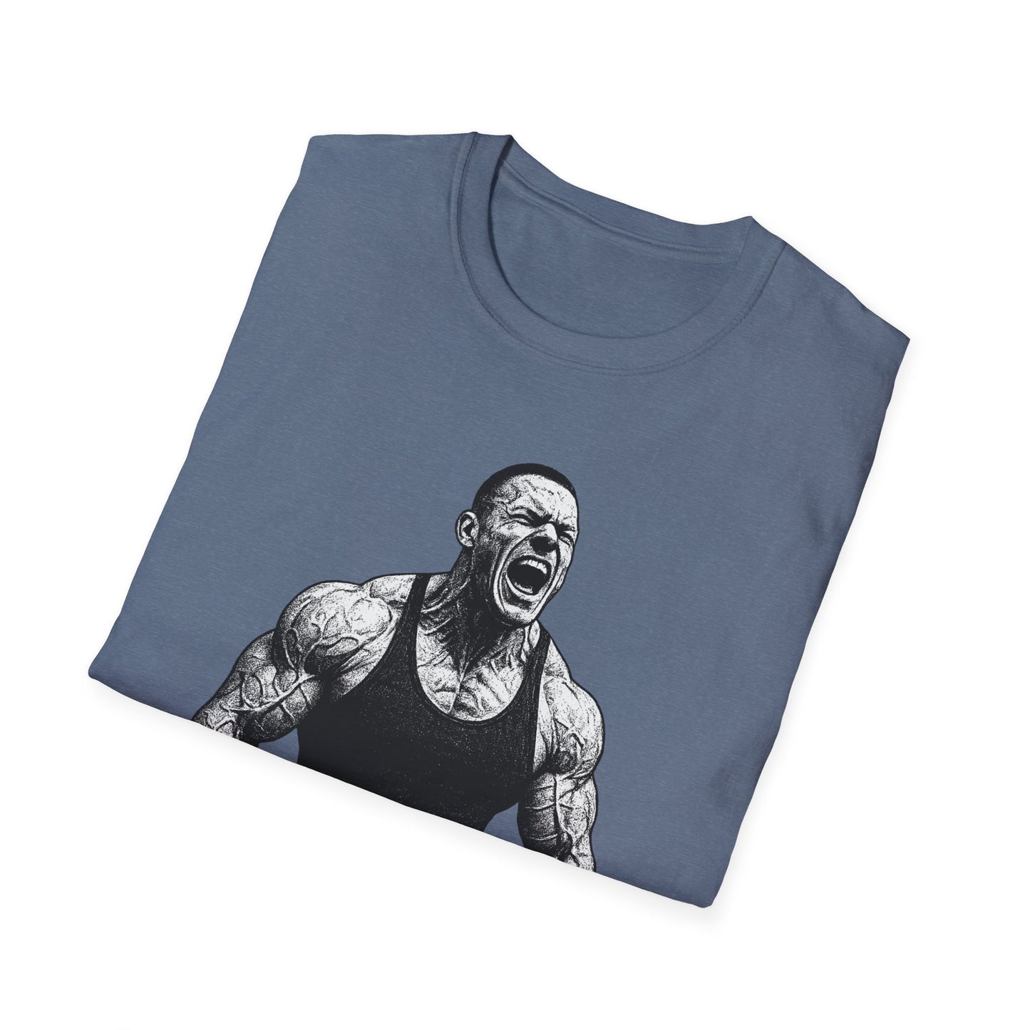 Grit Forge Athletics - "90% Gym, 10% Rage" Men's Bodybuilding Tee-Shirt