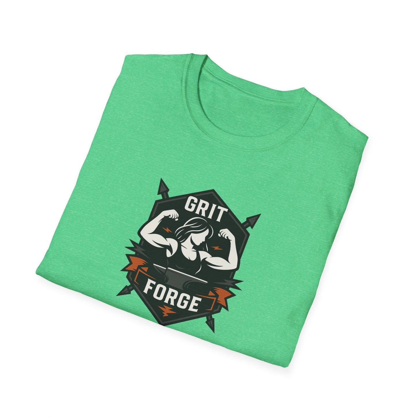 Grit Forge Athletics - Softstyle Female Motivational Workout Tee