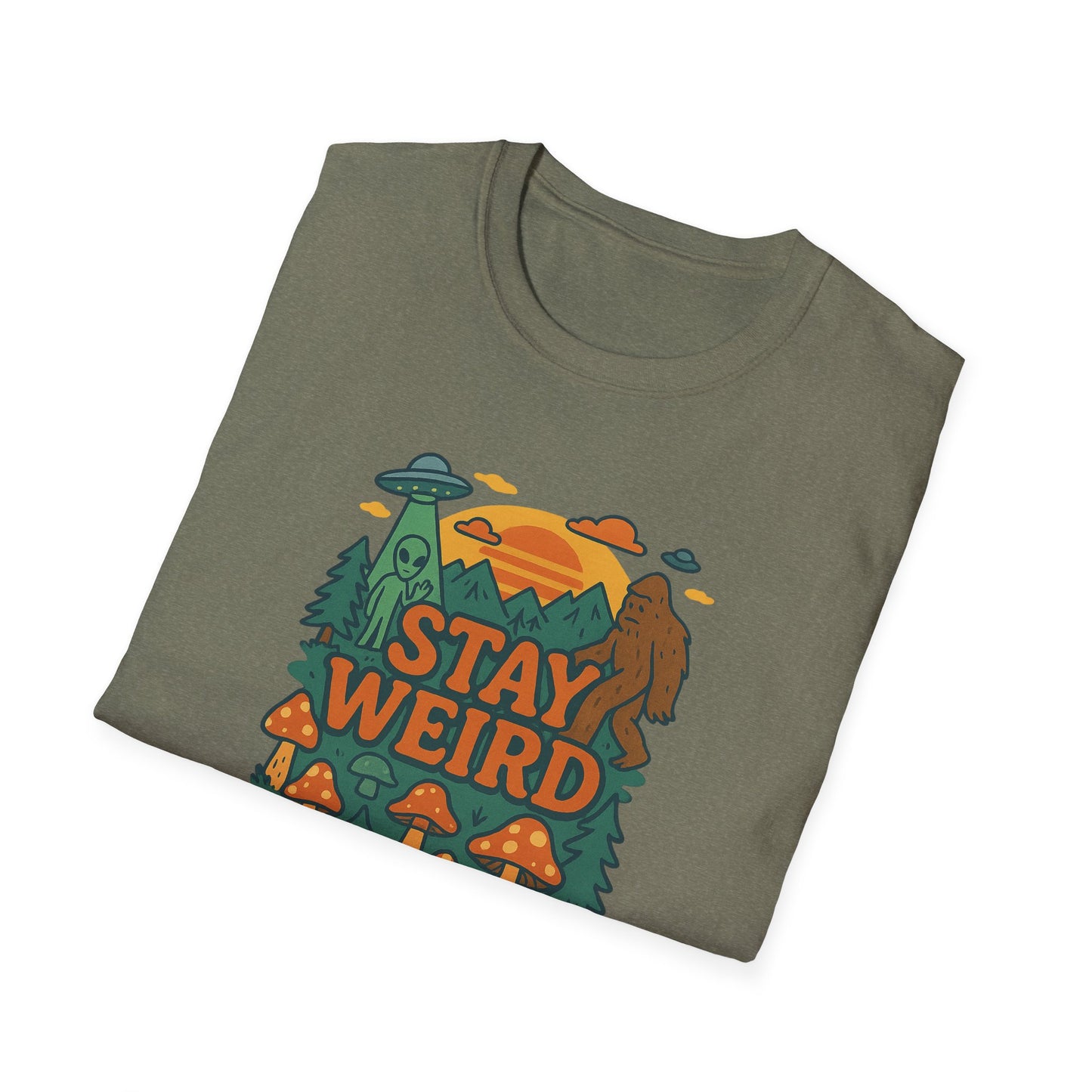 "Stay Weird" Softstyle Casual Tee Shirt