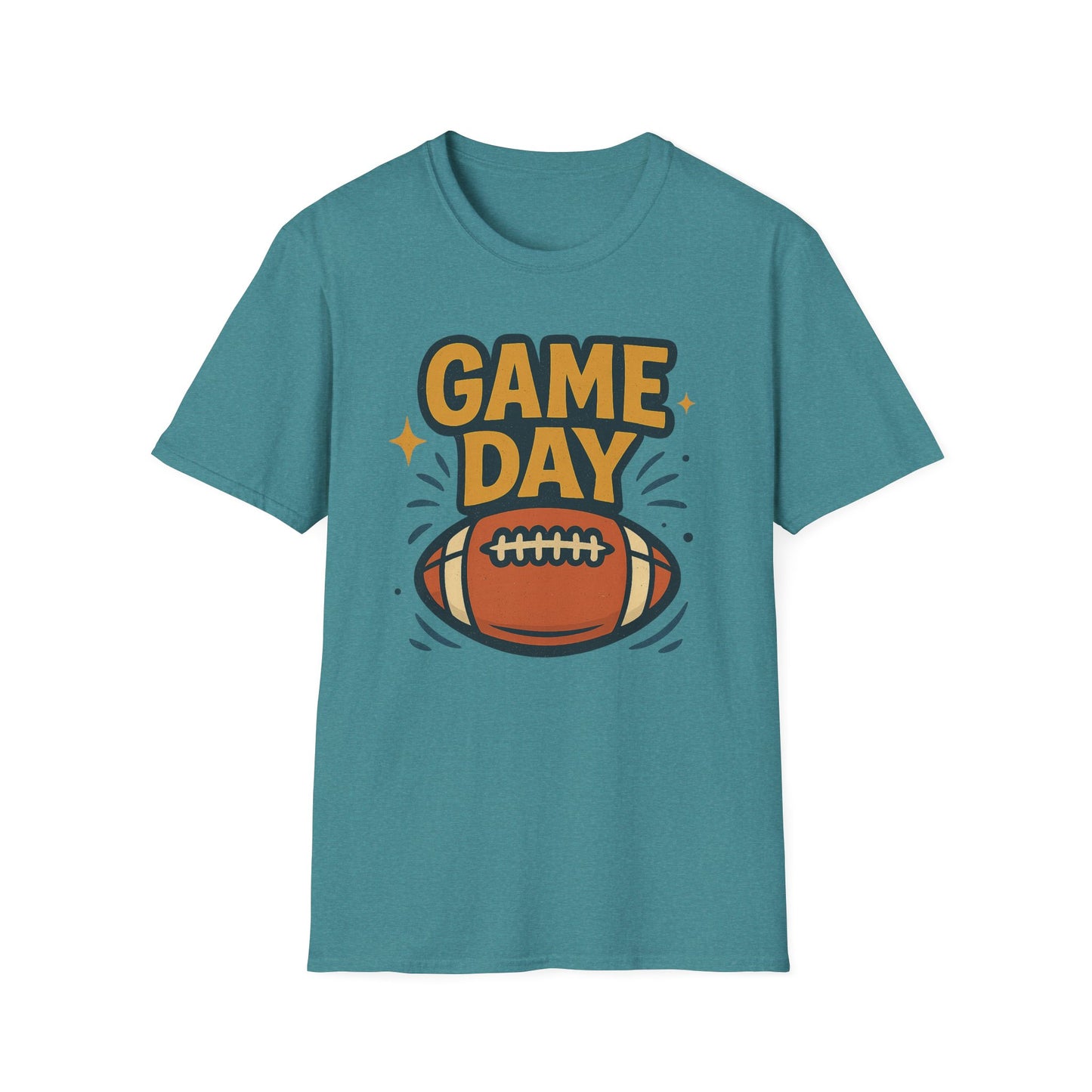 Football Game Day Softstyle T-Shirt for Him or Her