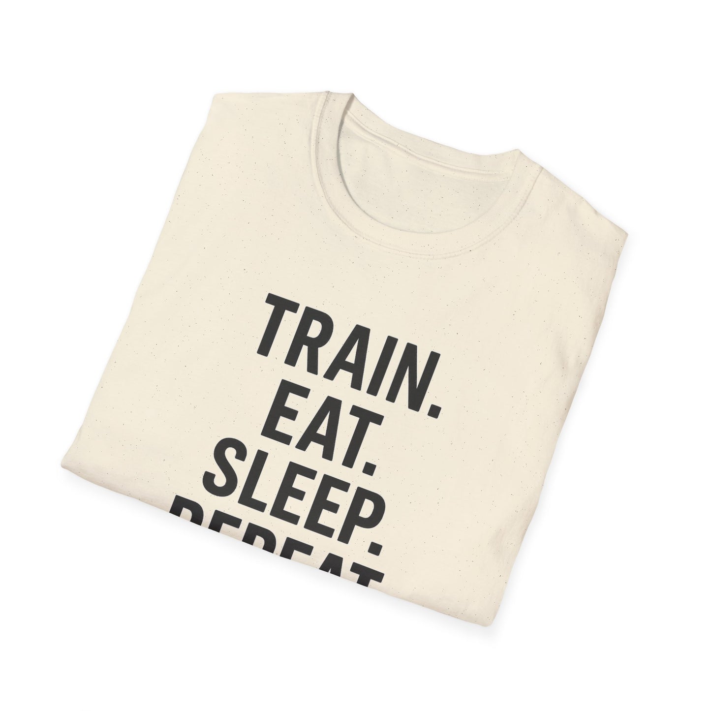 Grit Forge Athletics - Train Eat Sleep Repeat Motivational Fitness Tee-Shirt