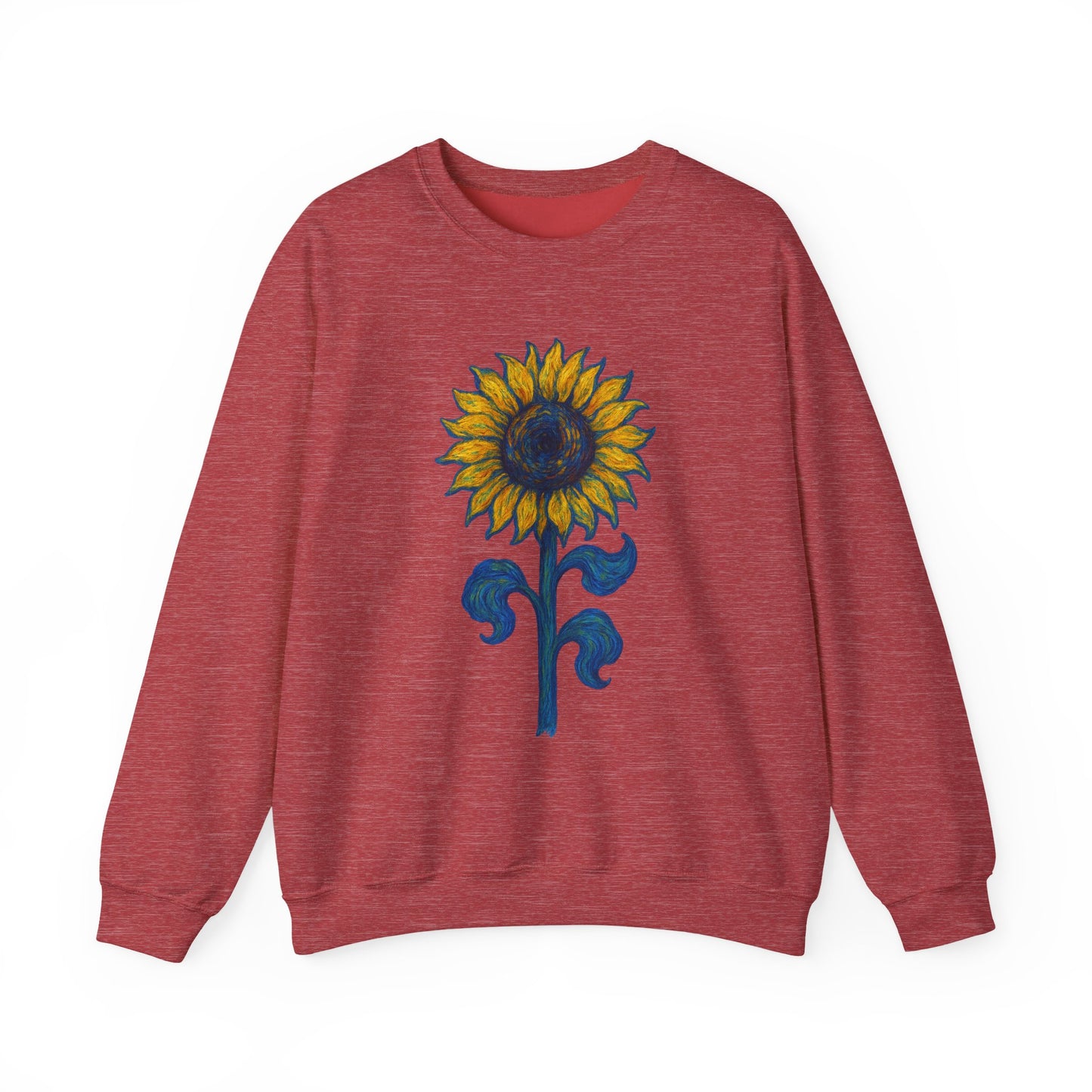 Sunflower Crewneck Cozy Sweatshirt for Her